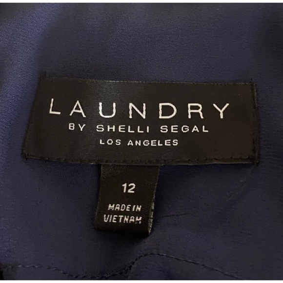 Laundry by Shelli Segal Women’s Floral Two Tier Ruffle Palazzo Jumpsuit Size 12 - Picture 8 of 12